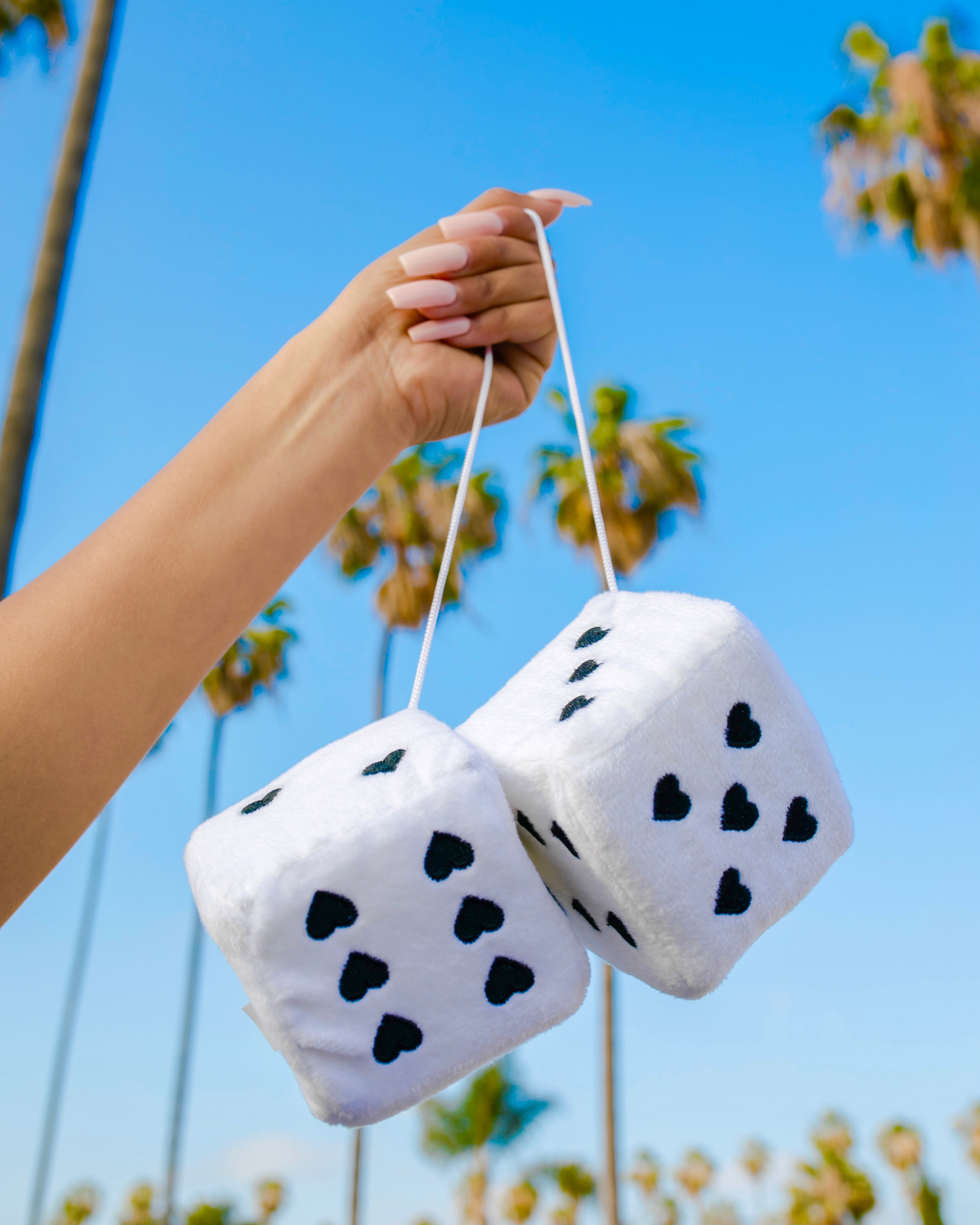 Heart Dice - White – Bella Doña