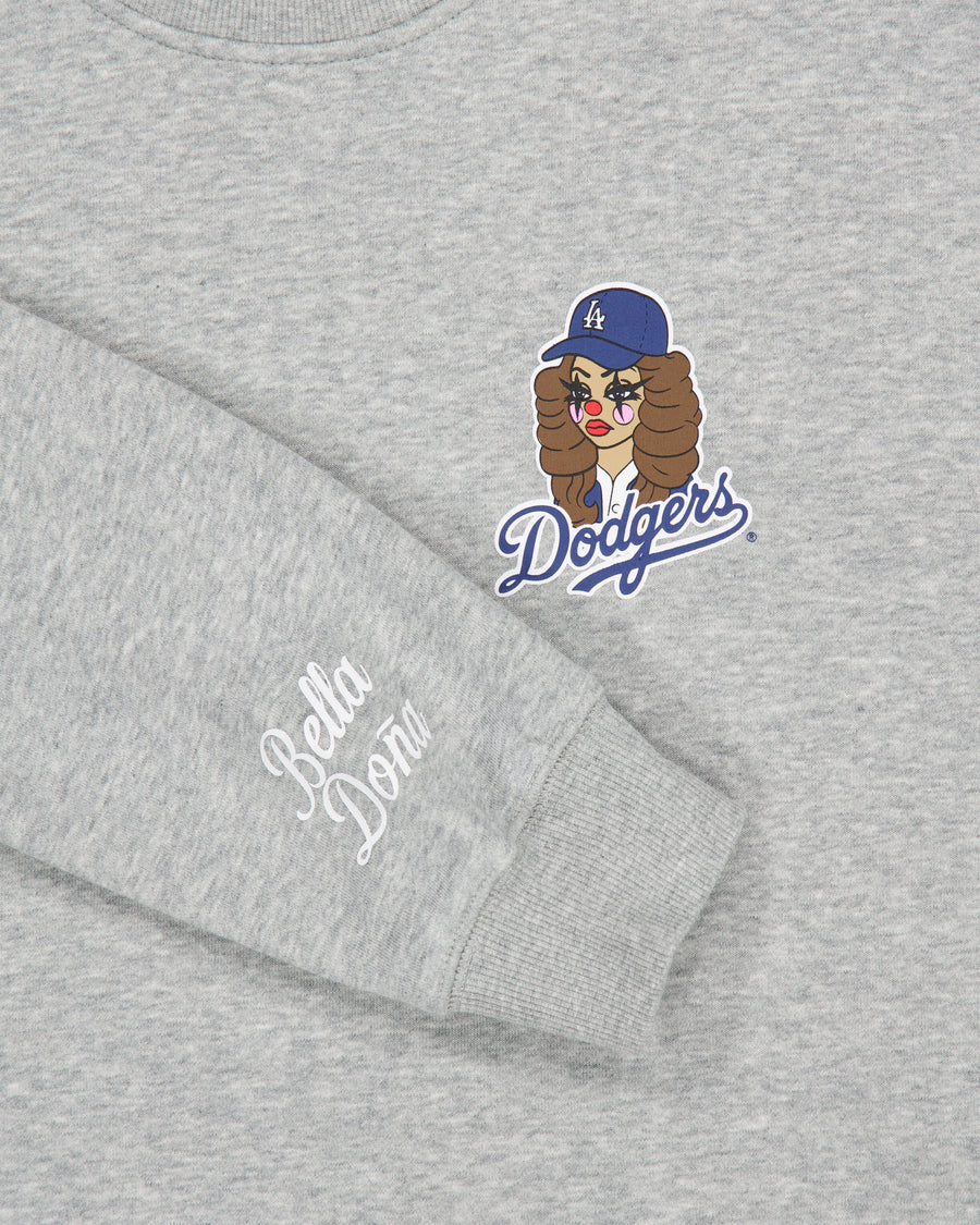 Los Angeles Dodgers X BD - L.A. Made Me Sweater - Grey