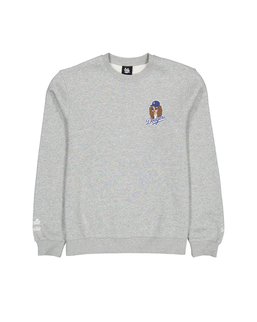 Los Angeles Dodgers X BD - L.A. Made Me Sweater - Grey