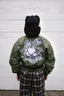 Pray Hands Bomber Jacket - Green