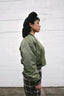 Pray Hands Bomber Jacket - Green