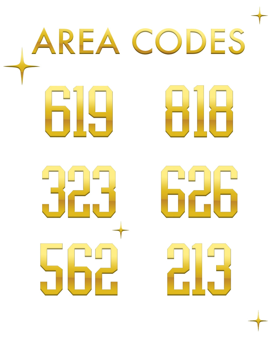 Area Code Necklace 2.0