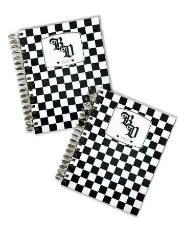 Bestie Bundle - 2 BD 2025 Checkered Planners - Pre-Sale