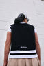 Varsity Sweater Vest - Black