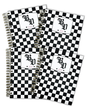 Homegirls Bundle - 4 BD 2025 Checkered Planner- Pre - Sale