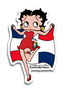 Betty Boop Sticker - Republica Dominicana