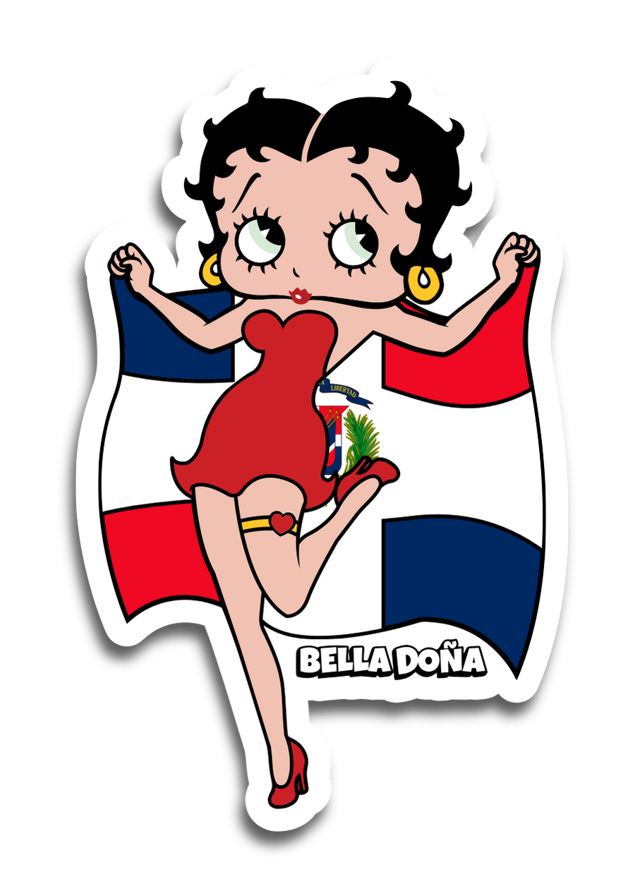 Betty Boop Sticker - Republica Dominicana