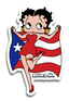 Betty Boop Sticker -Puerto Rico