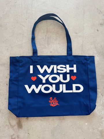 Wish You Would Tote - Blue