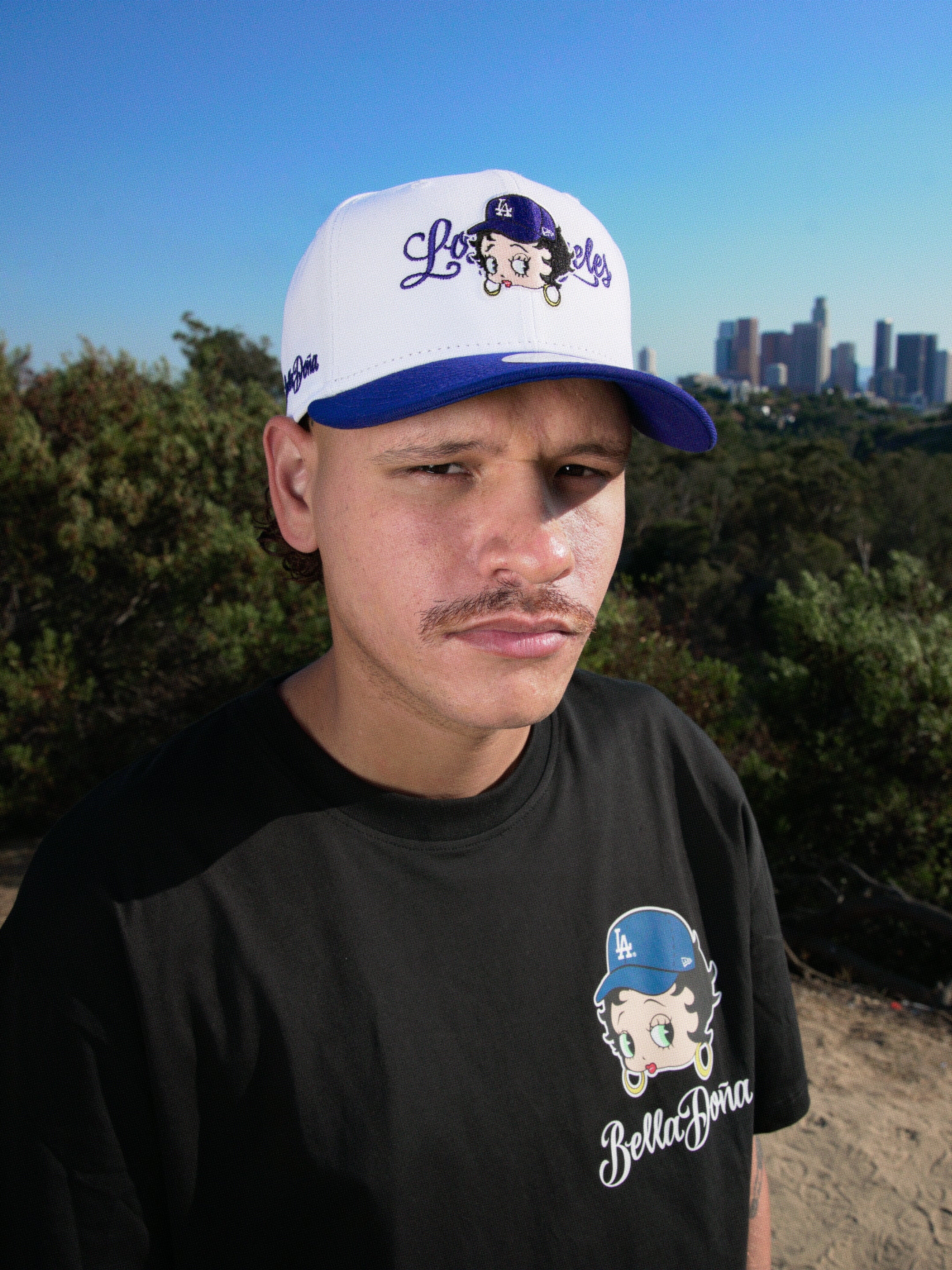 BD x Betty Boop x Los Angeles Dodgers 9FIFTY Snapback - White