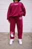 Lovergirl Lightweight Sweats - Burgundy
