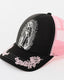 True Religion x Bella Doña - Guadalupe Trucker Hat - Black