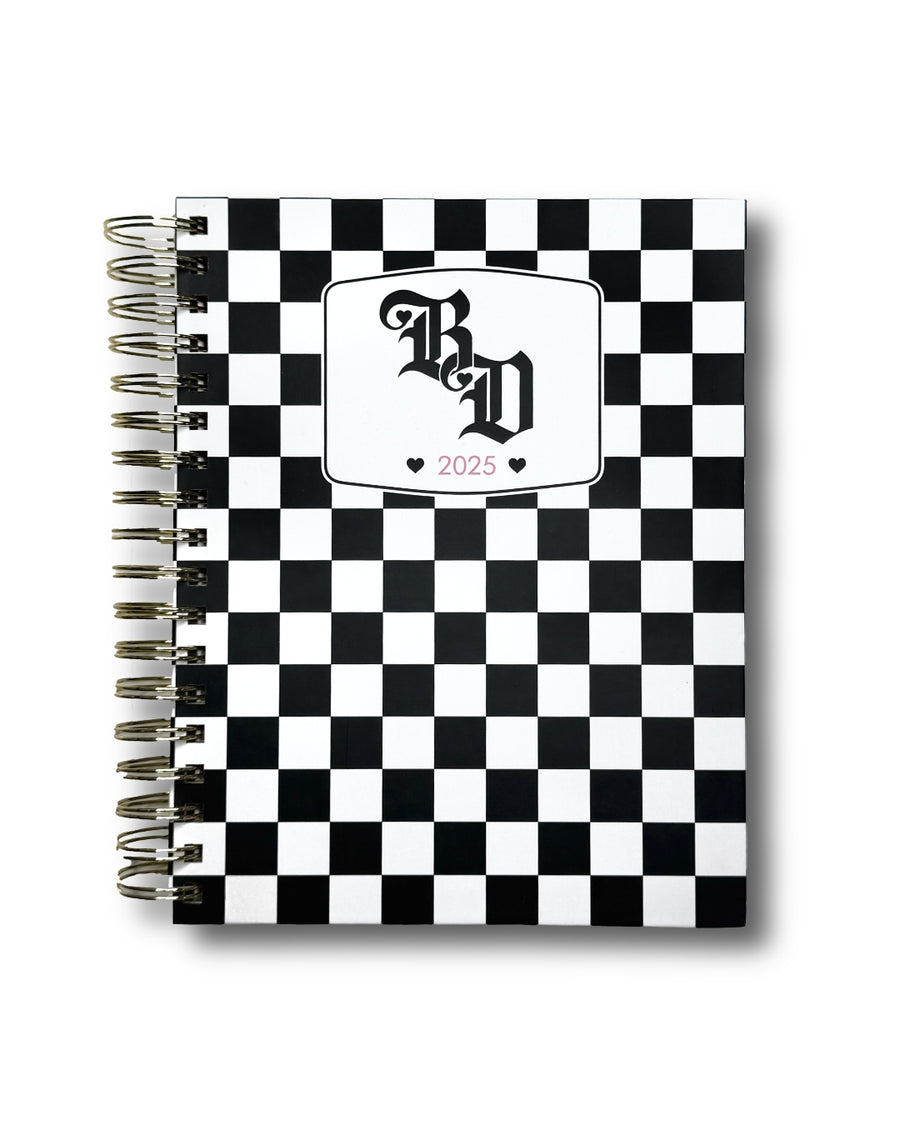 2025 BD Checkered Planner - Pre-Sale