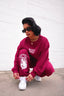 Lovergirl Lightweight Sweater - Burgundy