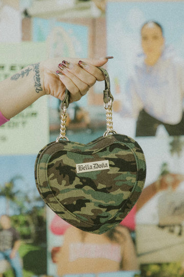 Heart Handbag - Camo