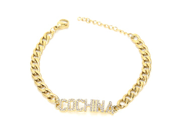 Cochina Rhinestone Bracelet
