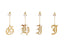 Initial Drop Earrings