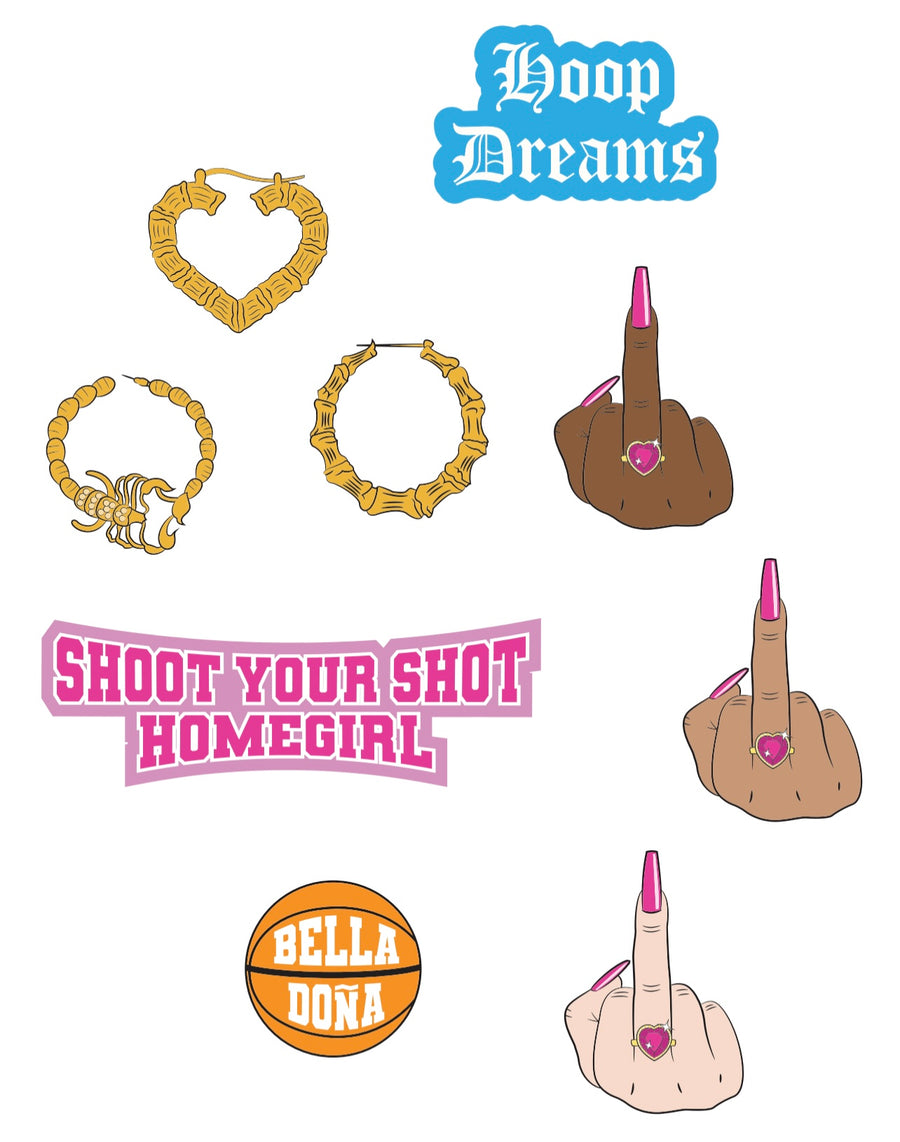 Hoop Dreams Sticker Pack